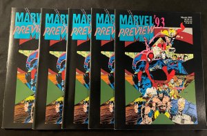 MARVEL PREVIEW '93 Five Copies