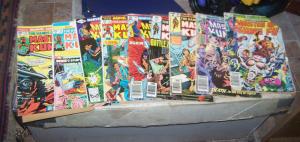 master of kung fu #18  28 31 76  88 94 105 121   shang-chi   lower grade lot