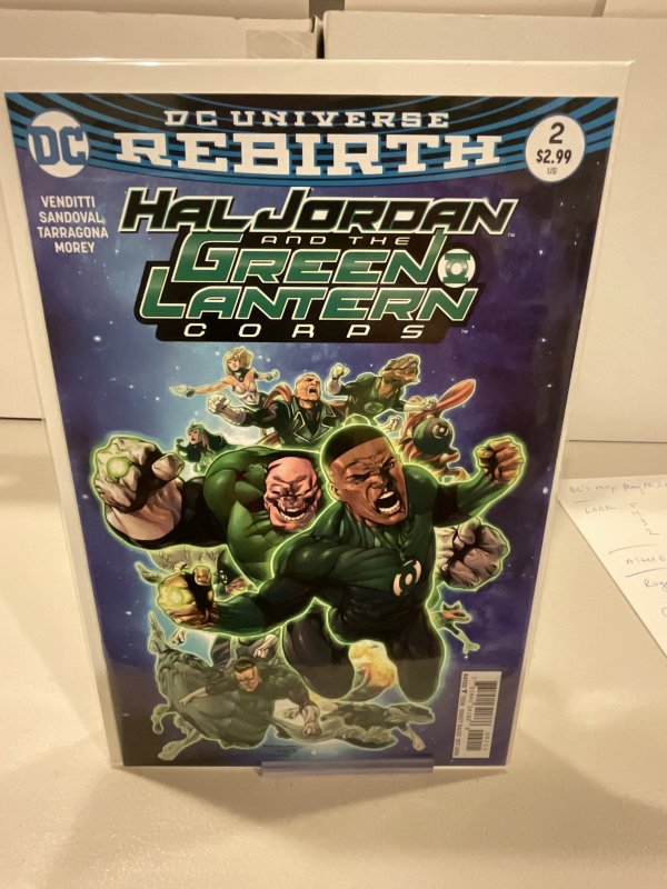 Hal Jordan and the Green Lantern Corps #2  9.0 (our highest grade)  2016