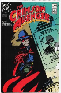 Crimson Avenger #1 (1988) The Crimson Avenger