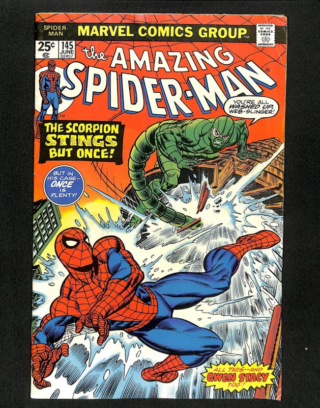 Amazing Spider-Man #145 Scorpion Stings But Once!