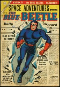 BLUE BETTLE #13-FOX COMICS-GREAT COVER-BOXING STORY VG 