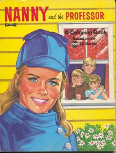 Nanny and The Professor Coloring Book #3929 1971-Juliet Mills-VG