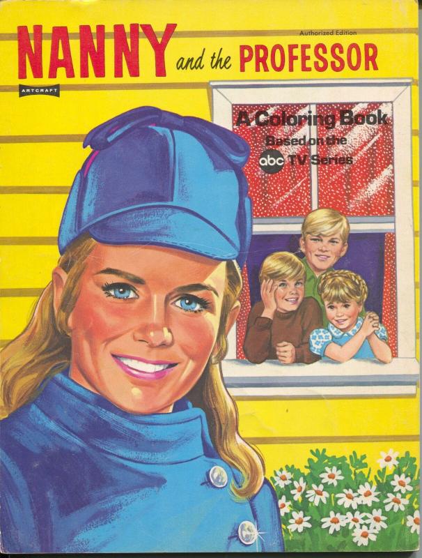 Nanny and The Professor Coloring Book #3929 1971-Juliet Mills-VG