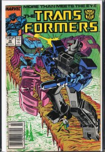The Transformers #38 Newsstand Edition (1988) Transformers