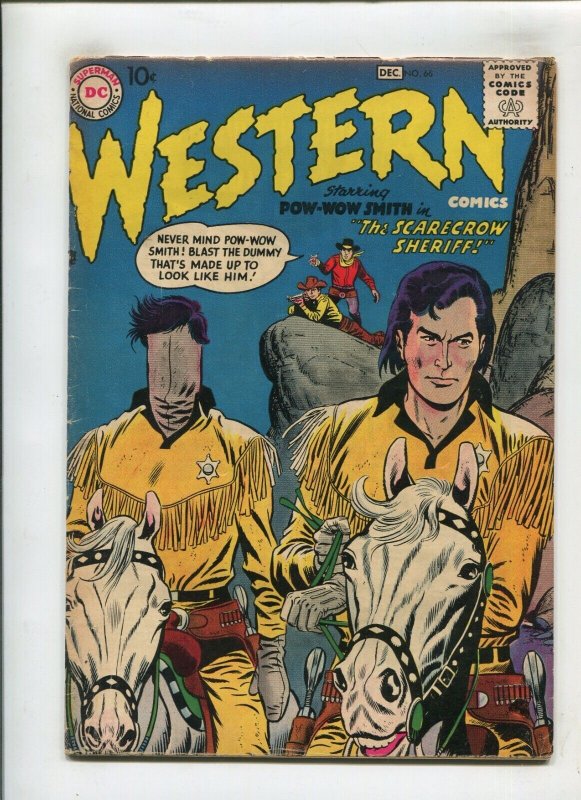 WESTERN COMICS #66 (4.0/4.5) SCARECROW SHERIFF!! 1951 
