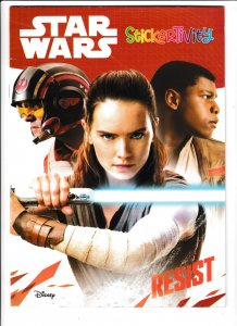 RESIST | STAR WARS STICKERTIVITY BOOK (2021) BONUS ID TAG | NEW UNUSED