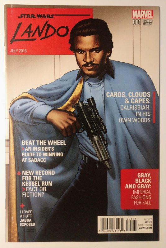 Star Wars: Lando #1 (9.4, 2015)  John Cassaday Variant 