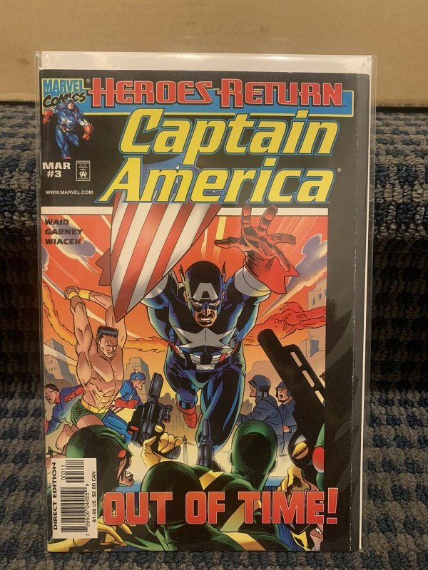 1998 CAPTAIN AMERICA “Heroes Return” Comics (Lot of 8) Marvel #1 to 8 (C82)