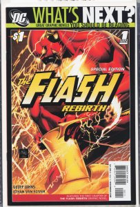 The Flash: Rebirth #1 What's Next Cover (2009) The Flash