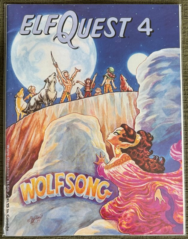 ElfQuest #1, #2, #3, #4 Fourth Printing Full Run Of 4 (1989) VF/NM 9.0 Magazine