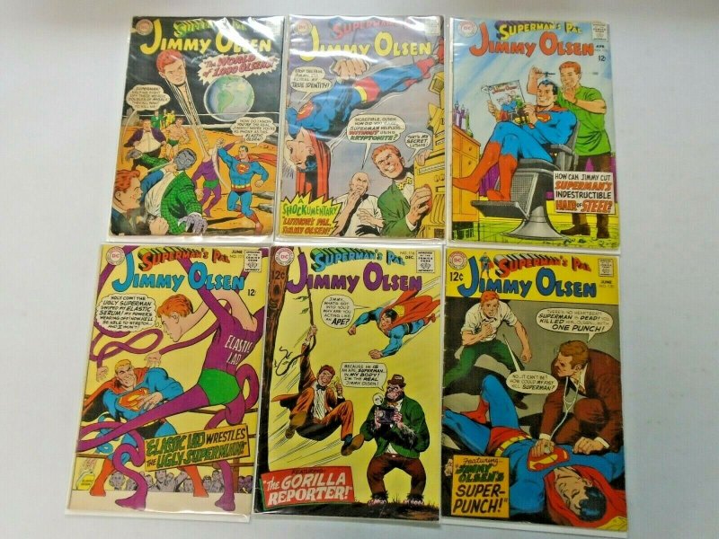 Silver Age Jimmy Olsen Comic Lot 12¢ Covers #90-120 13 Diff Avg 4.0 VG (1966-69)