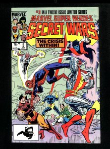Marvel Super-Heroes Secret Wars #3 VF- 7.5 1st Titania!