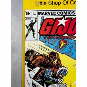 G.I. Joe Real American Hero #11 2nd print VFNM 1982 Marvel Comics