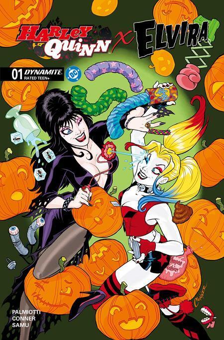 HARLEY QUINN X ELVIRA #1 CVR A AMANDA CONNER Dynamite