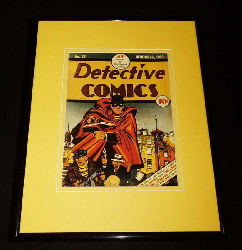 Detective Comics #22 Framed Cover Photo Poster 11x14 Official Repro 