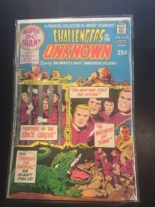 Super DC Giant S25 CHALLENGERS OF THE UNKNOWN in FN+ a 1971 DC comic JACK KIRBY