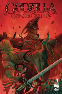 Godzilla Here There Be Dragons Ii Sons Of Giants #4 Cvr A Miranda Idw Comic