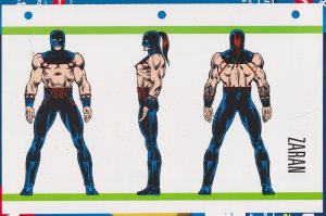 Official Handbook of the Marvel Universe Sheet- Zaran