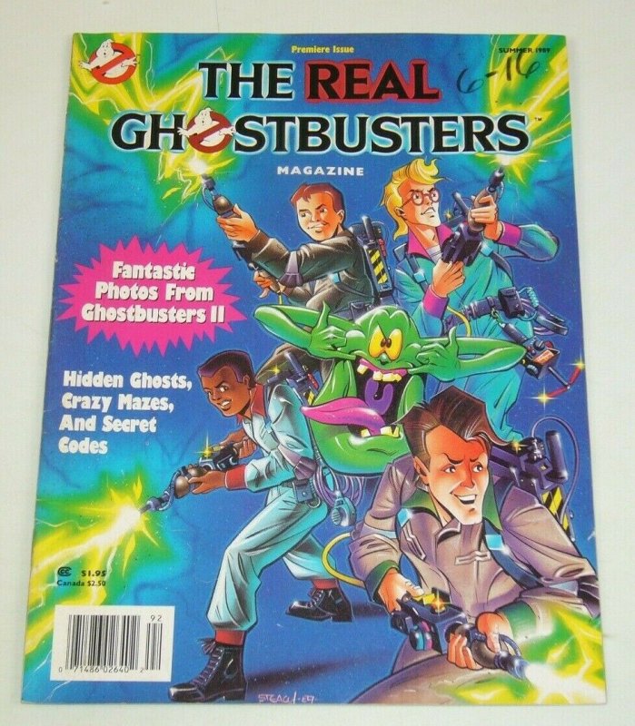 Real Ghostbusters Magazine #1 VG; Welsh | low grade comic - save on shipping - d