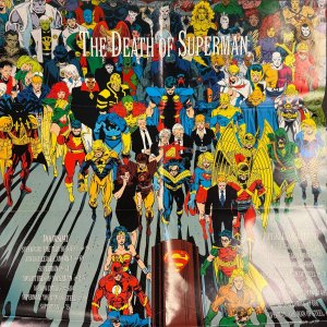 The Death of Superman Recap Comic Pinup Poster 11 ET14