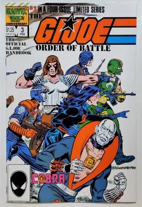 G.I. Joe Order of Battle #3 (Feb 1987, Marvel) 7.0 FN/VF  