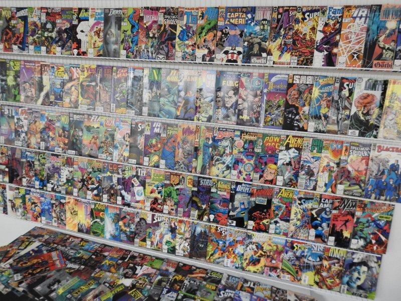 Huge Lot 190+ Comics W/ Spider-Man, Flash, Green Lantern+ Avg Fine Condition!!
