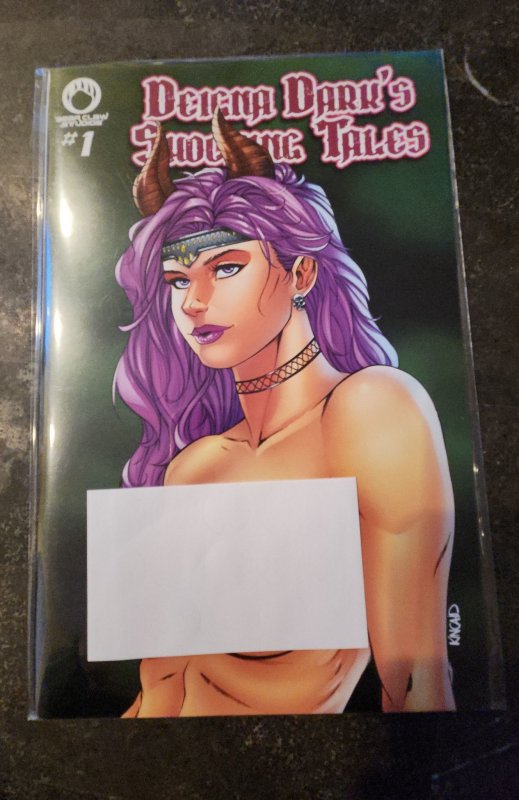 DEIGNA DARK'S SHOCKING TALES #1 RYAN KINCAID  VARIANT!TOPLESS!