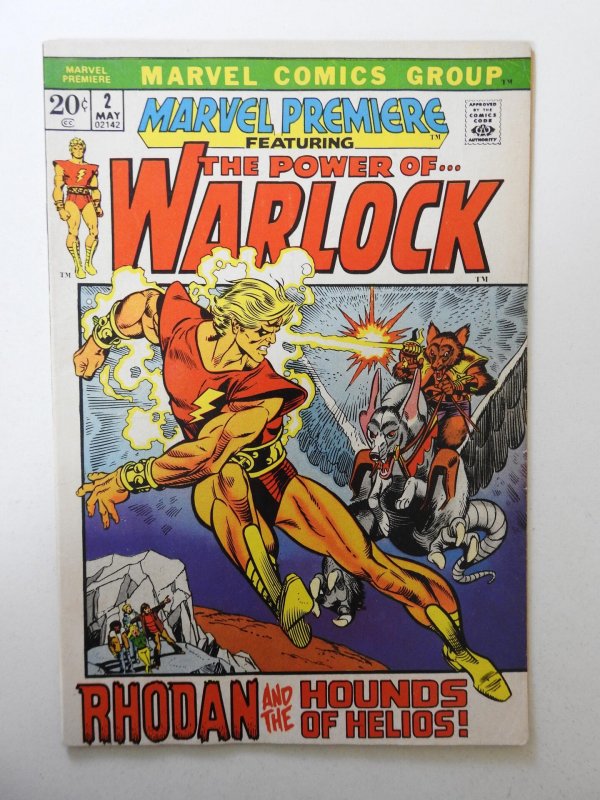 Marvel Premiere #2 (1972) VG+ Condition! Centerfold detached at top staple