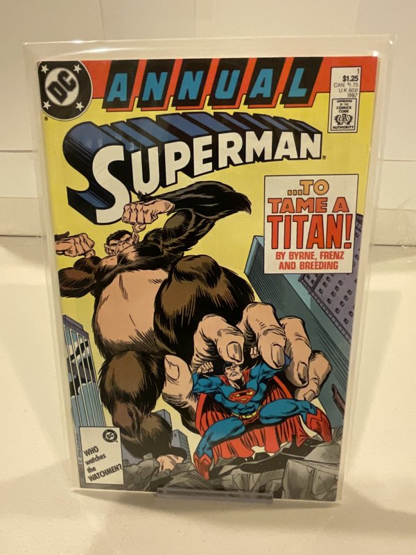 Superman Annual #1  1987  9.0 (our highest grade)
