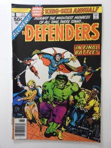 The Defenders Annual #1 In Final Battle! Beautiful VG/Fine Condition!