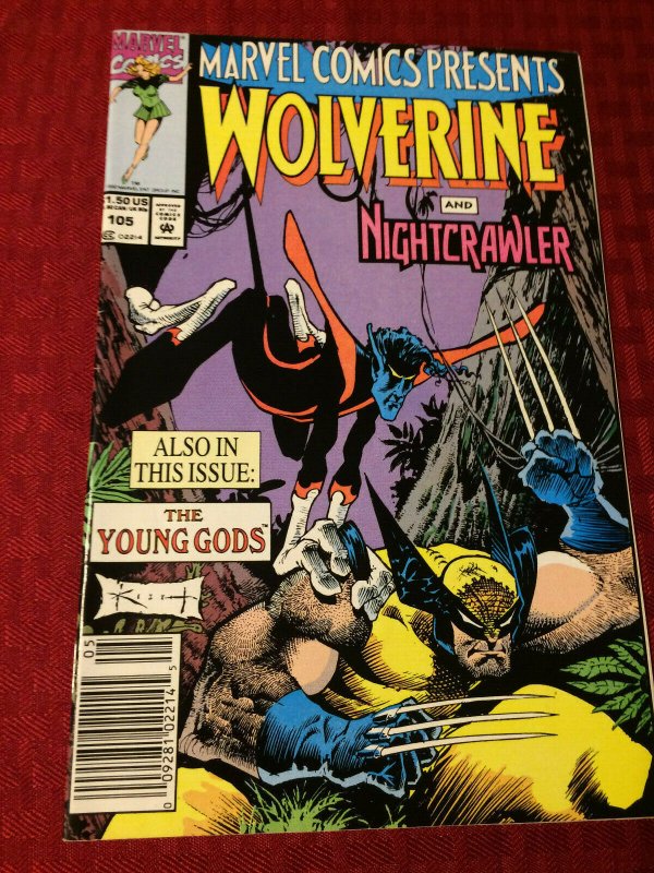 Marvel Comics Presents Wolverine and Nightcrawler #105 Marvel (1992) NM 
