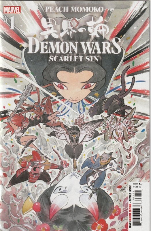 Demon Wars Scarlet Sin # 1 Peach Momoko Cover A NM Marvel [P3]