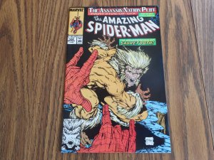 AMAZING SPIDERMAN# 324 CLASSIC TODD MCFARLANE SABRETOOTH COVER WOW!!