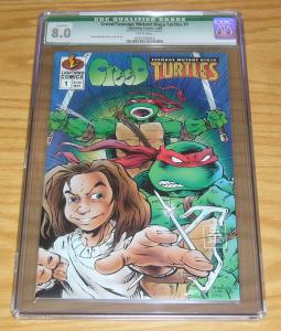 CreeD/Teenage Mutant Ninja Turtles #1 CGC 8.0 signed with COA (#14 of 700) tmnt