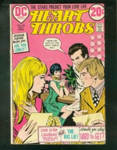 HEART THROBS #146 1972-RESTUARANT COVER-DC-LOVE-GIRLS VG