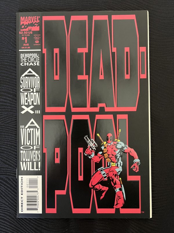 Deadpool #1 (1993) - VF/NM 1st Solo Appearance