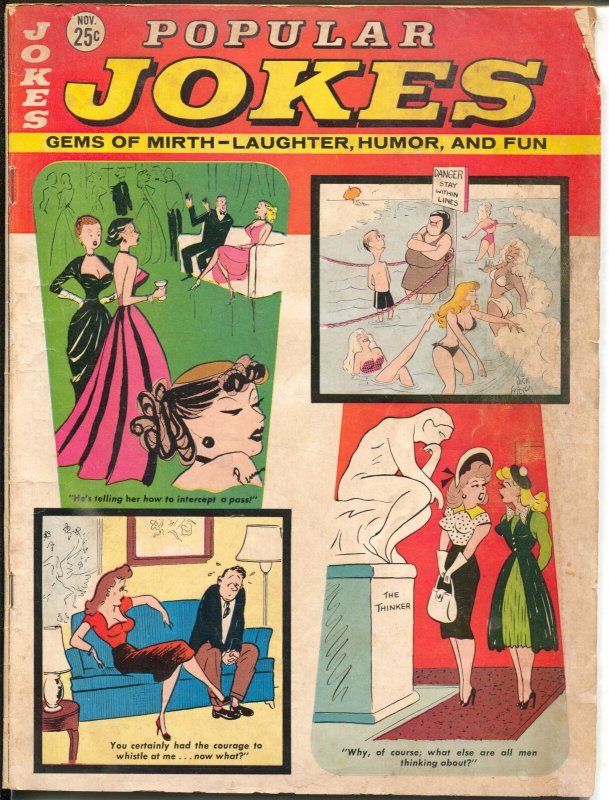 Popular Jokes #19 11/1965-Humorama-Bill Wenzel-Dan DeCarlo-Devil Doone-G 