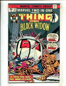 MARVEL TWO-IN-ONE #10 (8.5) BLACK WIDOW!! 1975