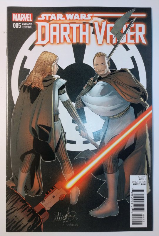 Darth Vader #5 (9.4, 2015) Salvador Larroca Variant, 1st App Aiolin Astarte &...