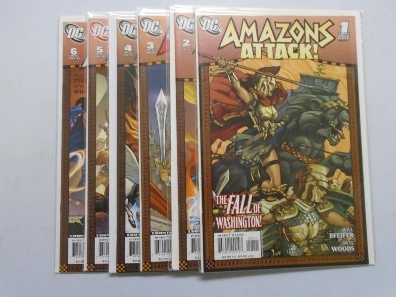 Amazons Attack (2007) #1-6 Set - 8.0 VF - 2007