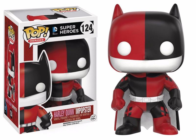 Batman as Harley Quinn ImPOPster Funko Vinyl Figure #124 (DC Super Heroes) New!