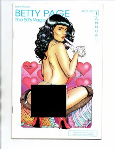 Betty Page 50's Rage Annual #1 - Steve Woron  Pin Ups - NM