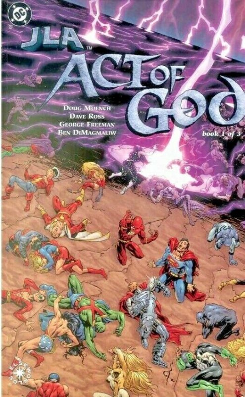 JLA Act of God SET #1 to #3 8.0 VF 3 different books (2001)