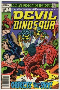 Devil Dinosaur #4 ORIGINAL Vintage 1978 Marvel Comics Jack Kirby