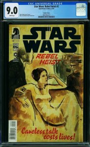 Star Wars: Rebel Heist #2 Variant Cover (2014) CGC 9.0 VFNM
