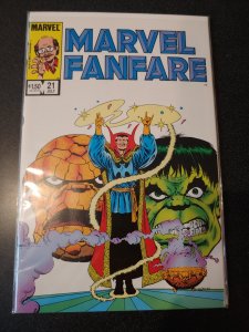 ​Marvel Fanfare#21 Incredible  Hulk Vs Thing, Dr.Strange!! NM