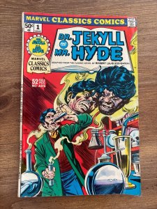 Marvel Classics Comics # 1 FN- Dr. Jekyl & Mr. Hyde Comic Book 4 J274