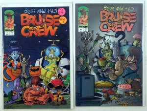 Boof and Bruise Crew Lot 2 #1 B, 4 B 1994 Image Reprint Comic Books