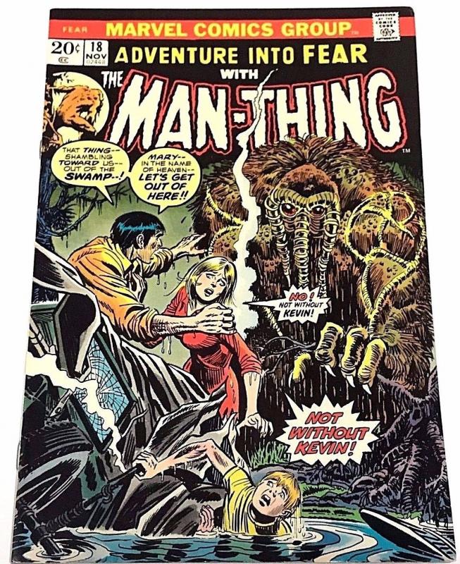 ADVENTURE INTO FEAR#18 VF 1973 MARVEL BRONZE AGE COMICS